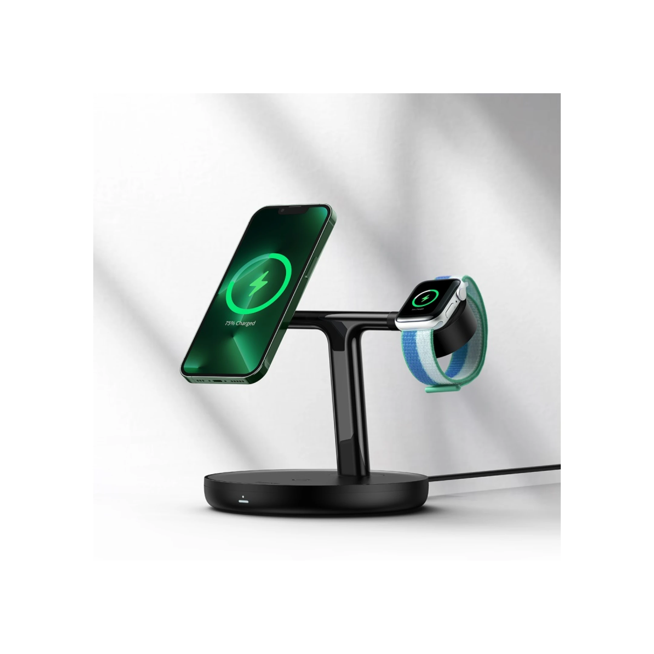 Baseus 20W Swan 3-in-1 Wireless Magnetic Charging Bracket - Black